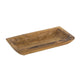 Mepo Display Serving Accent Tray | 16" Warm Natural Brown Teak Wood