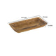 Mepo Display Serving Accent Tray | 16" Warm Natural Brown Teak Wood