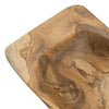 Mepo Display Serving Accent Tray | 19" Warm Natural Brown Teak Wood