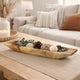 Mepo Display Serving Accent Tray | 19" Warm Natural Brown Teak Wood