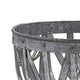 Decorative Accent Storage Baskets Set of 3 | Intricate Gray Open Iron