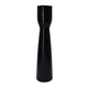 Decorative Modern Candle Holder | 11" Tall Tapered Black Marble Base