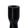 Decorative Modern Candle Holder | 11" Tall Tapered Black Marble Base