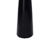 Decorative Modern Candle Holder | 11" Tall Tapered Black Marble Base