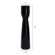 Decorative Modern Candle Holder | 11" Tall Tapered Black Marble Base