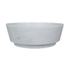 Decorative Accessory Bowl with Raised Edges | 7" Round | White Marble