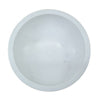Decorative Accessory Bowl with Raised Edges | 7" Round | White Marble