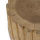 Display Accent Table Set of 2 | Natural Carved Brown Teak Root Stump