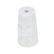 2 in 1 Tapered Candle Holder Flower Vase | 7" Modern White Marble