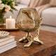 Dyna Decorative Candle Holder | Branch Style Base | Aluminum | Gold Glass 10"