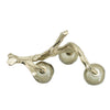 Dyna Votive w 3 Holders | Multiple Branches Accent Base | Gold Glass 16"