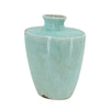 Haily Decorative Vase | Tapered Body & Narrow Neck | Blue Terracotta 12"