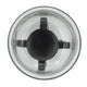 Cole Small Candle Holder | Open X Frame | Black Iron | Clear Glass 19"