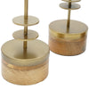 Suzie Jada Terrarium Lantern Set of 3 | Bronze Iron | Mango Wood 15 17 19"