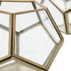Suzie Jada Terrarium Lantern Set of 3 | Bronze Iron | Mango Wood 15 17 19"