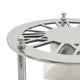 Layla Decorative Hourglass | Glass Chambers | Silver Aluminum Frame 12"