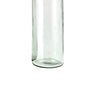 Hazie Decorative Glass Bottles Set of 3 | Mango Wood Stoppers 16 & 18"
