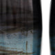 Viena Decorative Vase Set of 2 | Aluminum Rim | Layered Blue Glass 27"