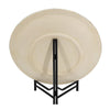 Dutch Charger Plate with Stand | Iridescent Glaze | Cream Ceramic 18"