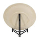Dutch Charger Plate with Stand | Iridescent Glaze | Cream Ceramic 18"