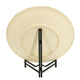 Duke Decorative Charger Plate w Stand | Organic Pattern Blue-Beige Ceramic 18"