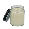Renyl Earl Gray Scented Soy Wax Candles Set of 3 | White Glass 9"