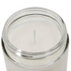 Renyl Earl Gray Scented Soy Wax Candles Set of 3 | White Glass 9"
