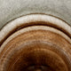 Ibiza Handcrafted Decorative Vase | Wood | Layered Brown-Gray Glass 9"