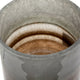 Ibiza Handcrafted Decorative Vase | Wood | Layered Brown-Gray Glass 9"
