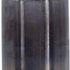 Jane Small Decorative Vase | Steel Base | Layered Blue-Black Glass 11"