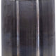 Jane Small Decorative Vase | Steel Base | Layered Blue-Black Glass 11"