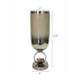 Cleo Small Vase | Metal Accent | Farmhouse Vintage Silver-Cream Glass 17"