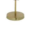 Jenyl Candle Holder | Elegant Round Frame | Gray-Copper Glass | 18"
