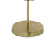 Jenyl Candle Holder | Elegant Round Frame | Gray-Copper Glass | 18"