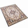 Hano 6x9 Large Area Rug | Vintage Blue Gold Bohemian Persian Style