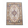 Hano 6x9 Large Area Rug | Vintage Blue Gold Bohemian Persian Style