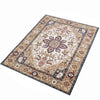 Hano 6x9 Large Area Rug | Vintage Blue Gold Bohemian Persian Style