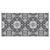 9x18 Outdoor Rug | Camping & Picnic Reversible Rug in a Bag | Gray White