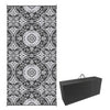 9x18 Outdoor Rug | Camping & Picnic Reversible Rug in a Bag | Gray White