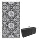 9x18 Outdoor Rug | Camping & Picnic Reversible Rug in a Bag | Gray White