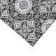 9x18 Outdoor Rug | Camping & Picnic Reversible Rug in a Bag | Gray White