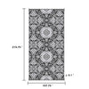 9x18 Outdoor Rug | Camping & Picnic Reversible Rug in a Bag | Gray White