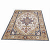 Hano 5x7 Medium Area Rug | Vintage Blue Gold Bohemian Persian Style