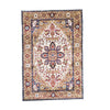 Hano 5x7 Medium Area Rug | Vintage Blue Gold Bohemian Persian Style