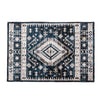 Jena 5x7 Medium Area Rug | Persian Geometric Design | Black Blue