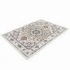 5x7 Medium Area Rug | Orange Yellow Vintage Persian Floral Pattern
