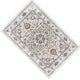 5x7 Medium Area Rug | Orange Yellow Vintage Persian Floral Pattern