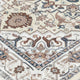 5x7 Medium Area Rug | Orange Yellow Vintage Persian Floral Pattern