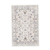 6x9 Medium Area Rug | Light Khaki & Beige Vintage Floral Patterns