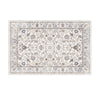 6x9 Medium Area Rug | Light Khaki & Beige Vintage Floral Patterns